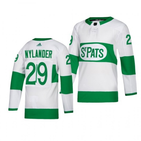 Toronto Maple Leafs #29 William Nylander adidas Wh...