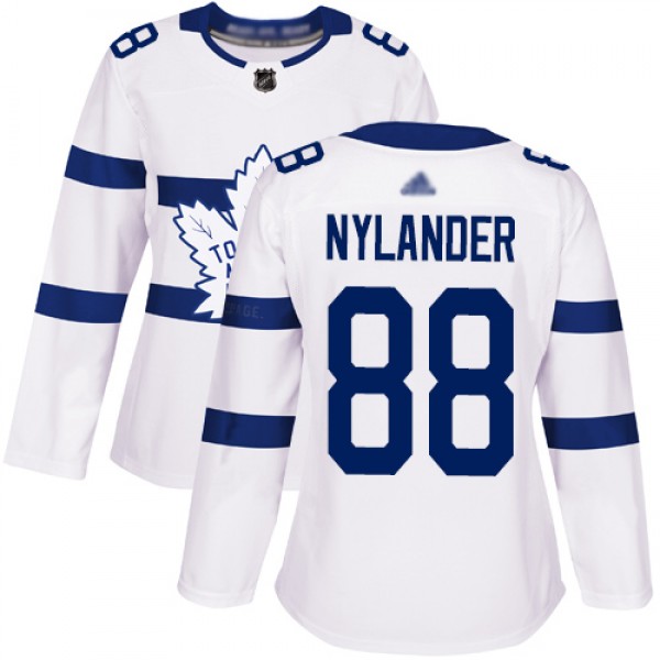 Adidas Toronto Maple Leafs #88 William Nylander Wh...