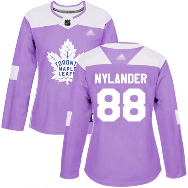 Adidas Toronto Maple Leafs #88 William Nylander Pu...