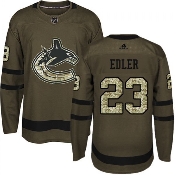 Adidas Vancouver Canucks #23 Alexander Edler Green...