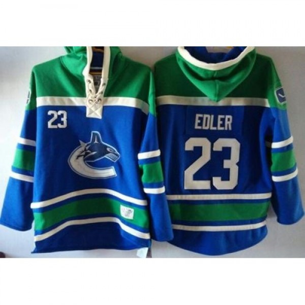 Vancouver Canucks #23 Alexander Edler Blue Sawyer ...