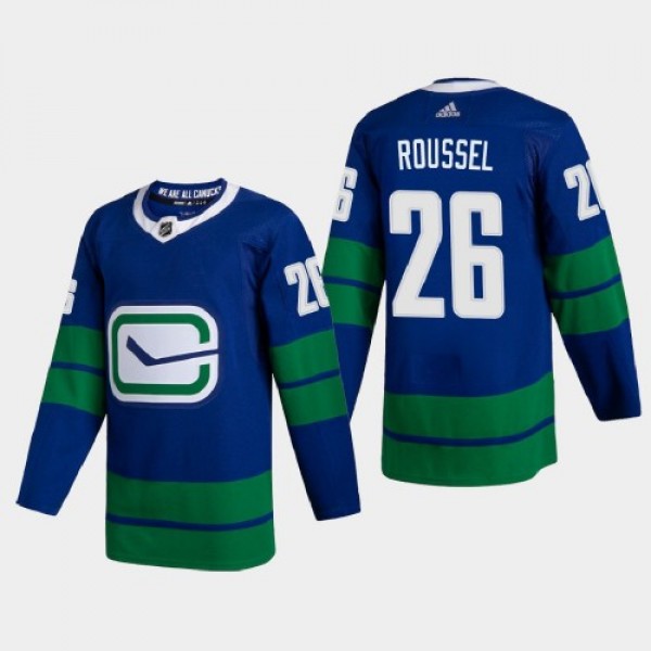 Vancouver Vancouver Canucks #26 Antoine Roussel Me...