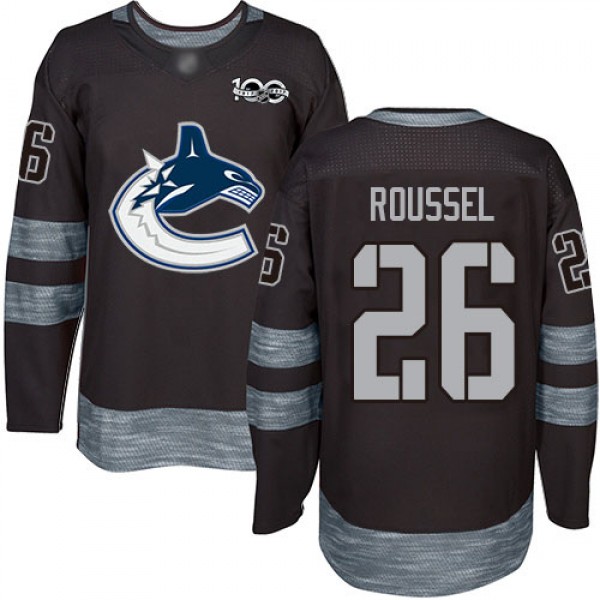 Adidas Vancouver Canucks #26 Antoine Roussel Black...