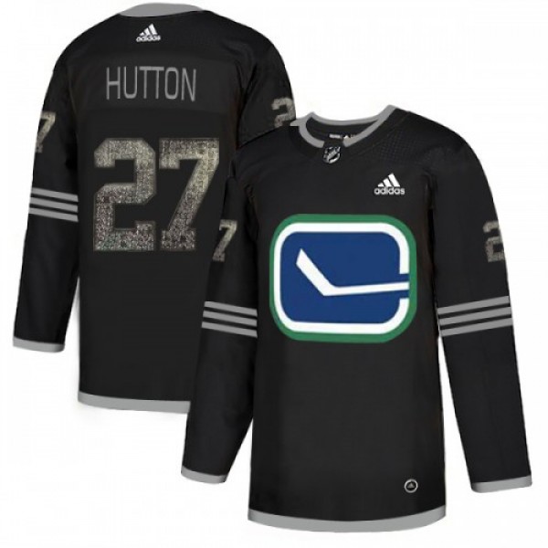 Adidas Vancouver Canucks #27 Ben Hutton Black_1 Au...