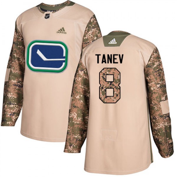 Adidas Vancouver Canucks #8 Christopher Tanev Camo...