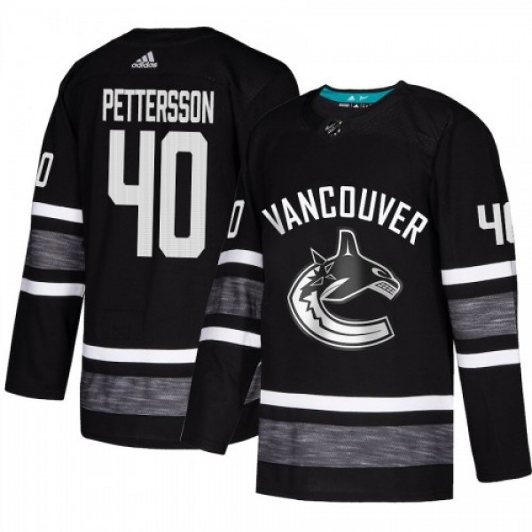 Adidas Vancouver Canucks #40 Elias Pettersson Blac...