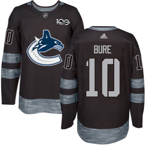 Adidas Vancouver Canucks #10 Pavel Bure Black 1917...