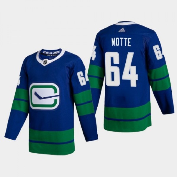 Vancouver Vancouver Canucks #64 Tyler Motte Men�...