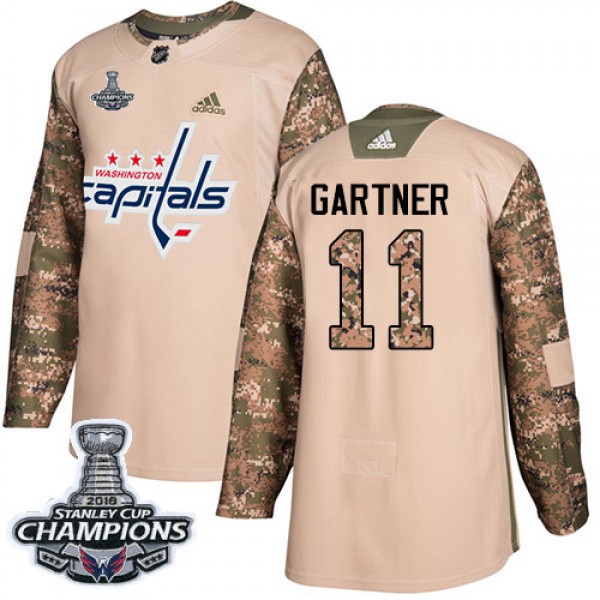Adidas Washington Capitals #11 Mike Gartner Camo A...