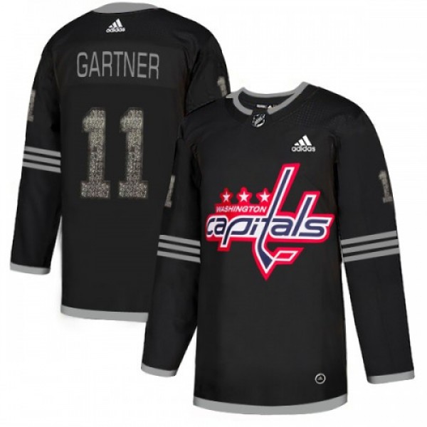 Adidas Washington Capitals #11 Mike Gartner Black ...