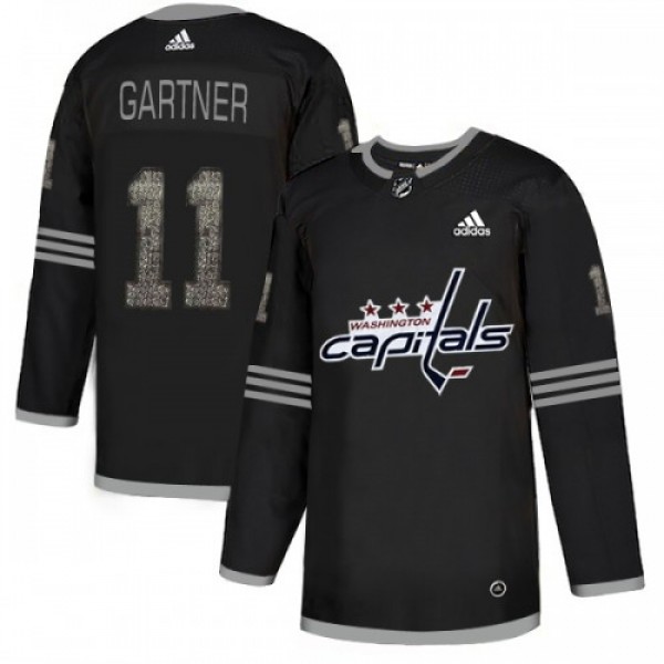 Adidas Washington Capitals #11 Mike Gartner Black_...
